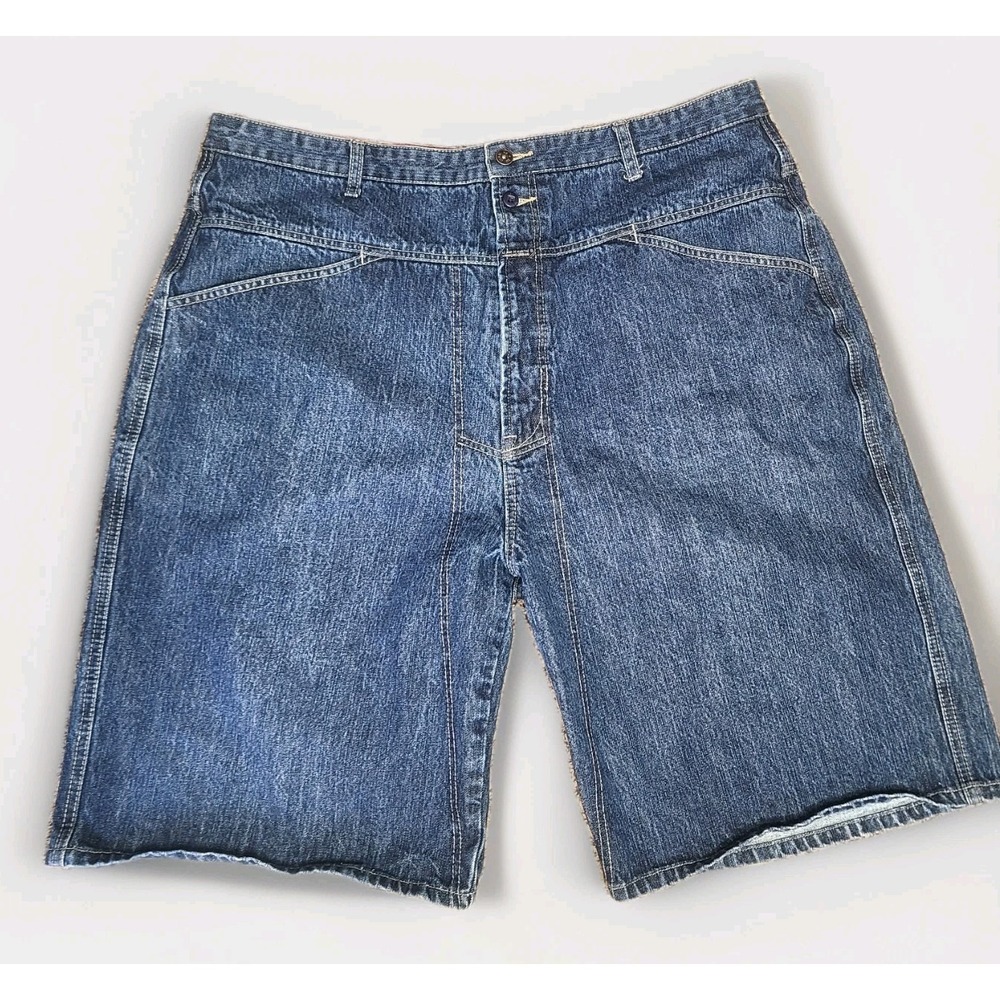 Vintage Marithe Francois Girbaud Denim Shorts Mens Size 42 Baggy Jorts Y2K